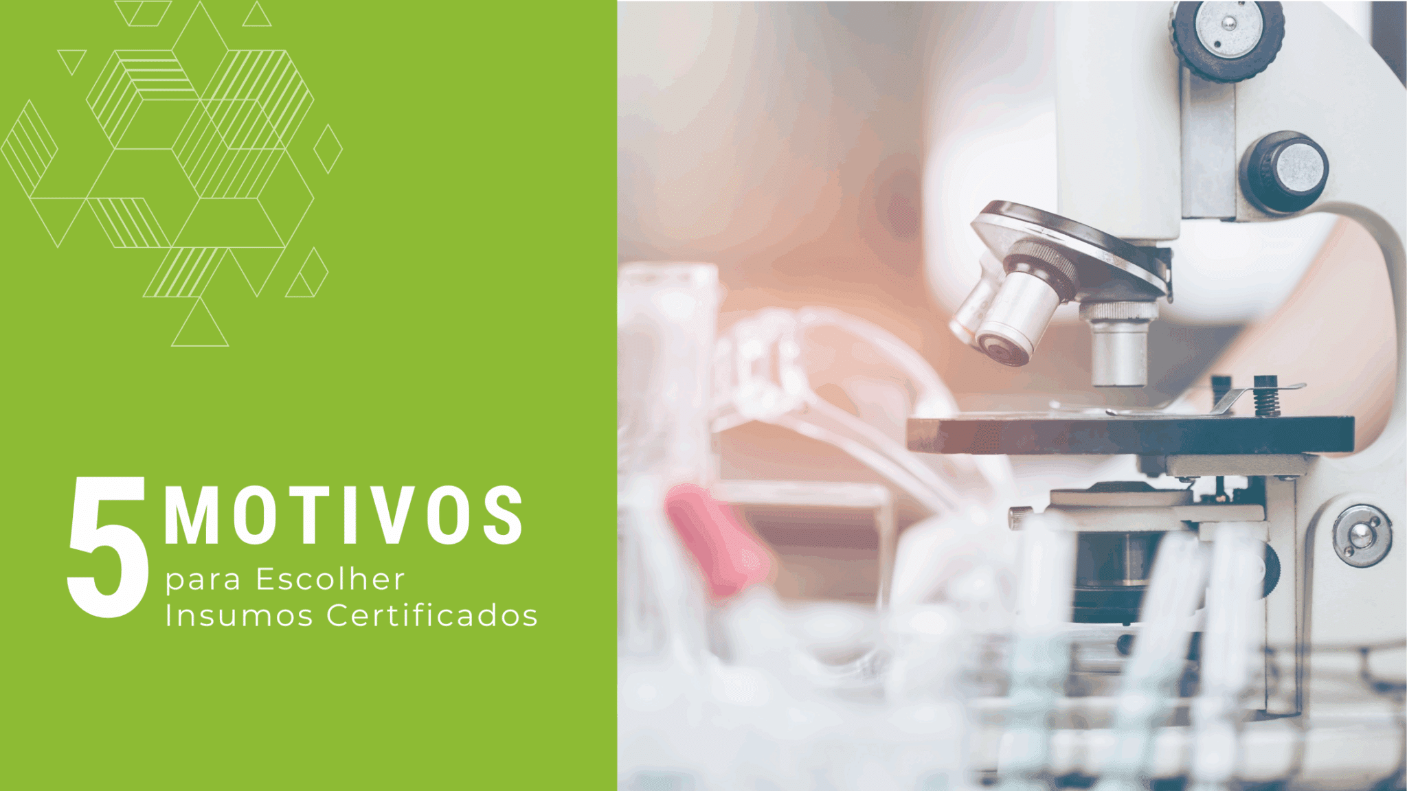 5 motivos para escolher insumos certificados